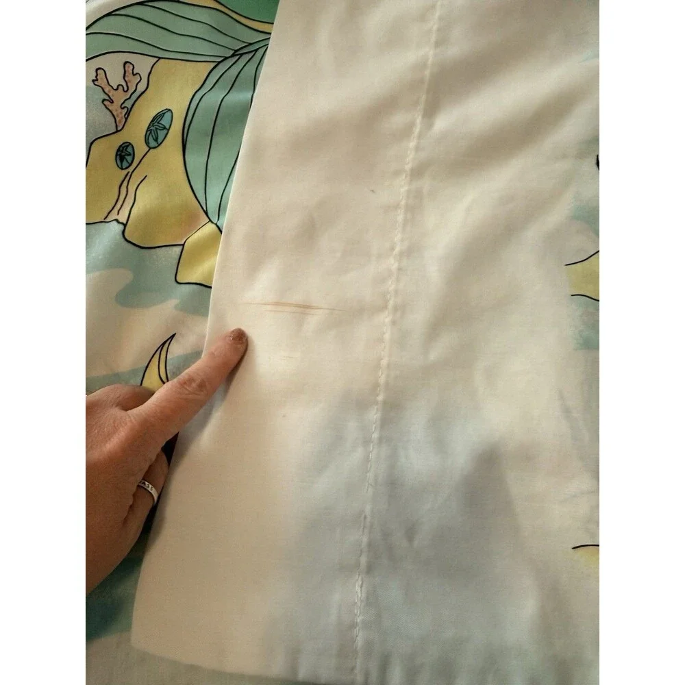 Disney The Little Mermaid Vintage Bedding Set Twin Multicolor Kids 90’s